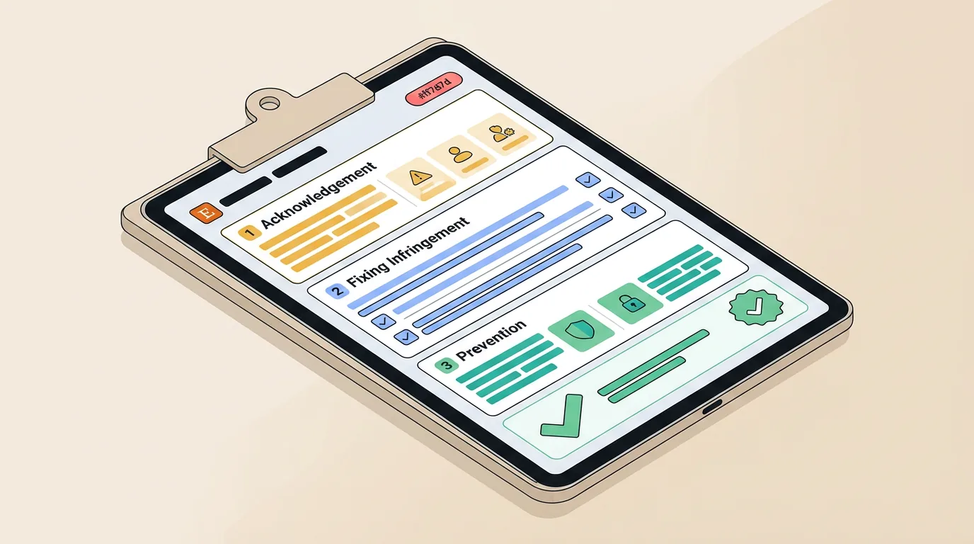 A structured digital document representing a successful Etsy appeal letter plan of action