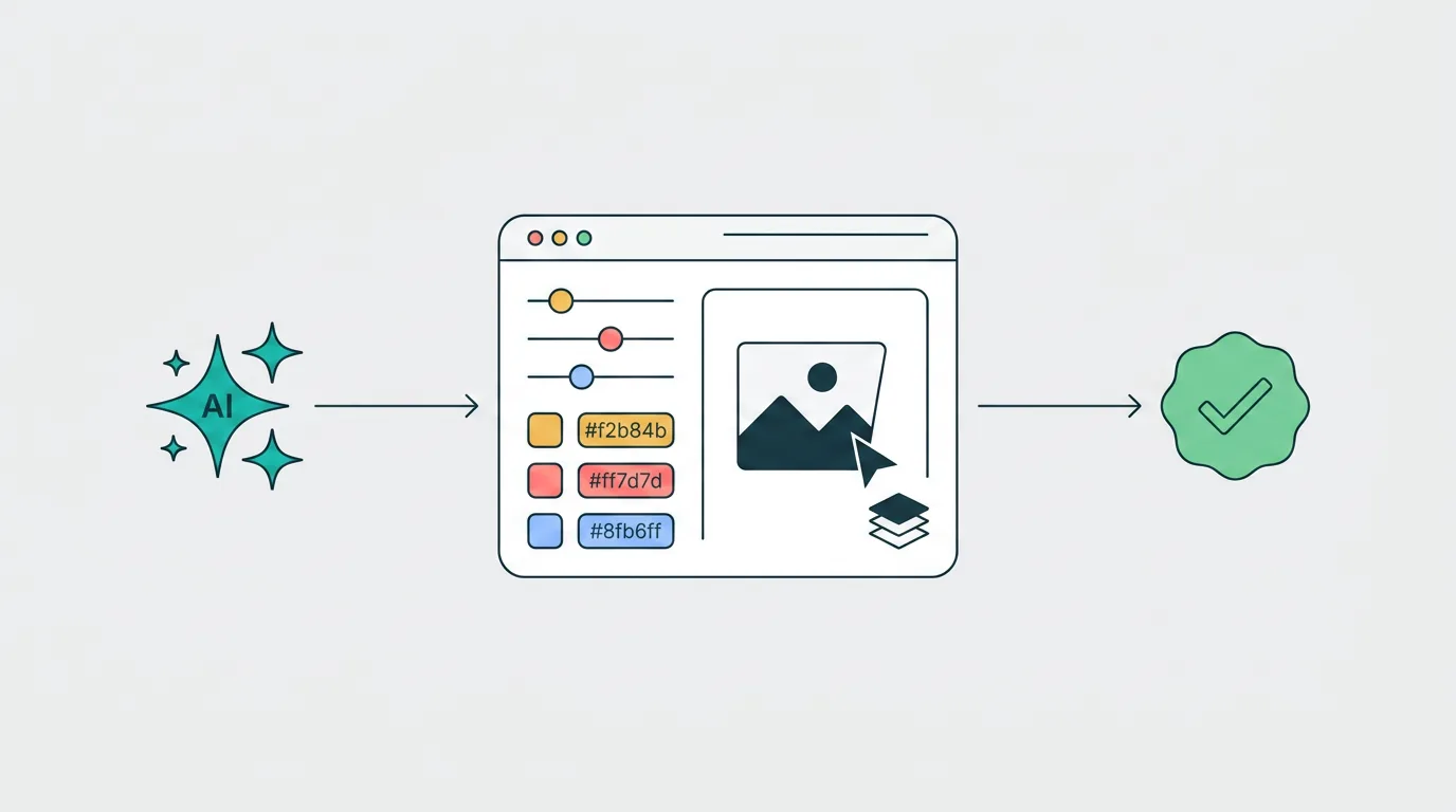 Workflow diagram showing AI art modified by a human to gain copyright protection